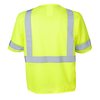Ironwear Polyester Mesh Safety Vest Class 3 w/ Zipper & 6 Pockets (Lime/X-Large) 1294-LZ-XL